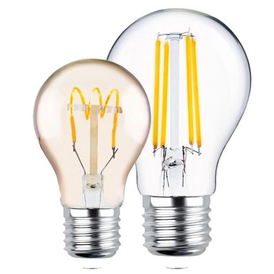 E27 4W LED Filament Lampe Vintage Glühbirne Warmweiß A60