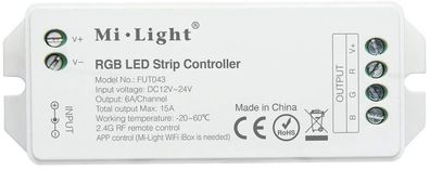 Mi Light RGB Smart LED-Streifensteuerung für RGB-Streifenlicht, DC 12V 24V max. ...