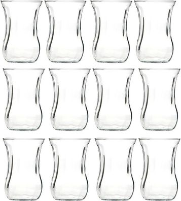 Pasabahce 42021.12 Set 12-tlg. Teeglass Optikli Cay Bardagi Gläser-Set für 12 ...