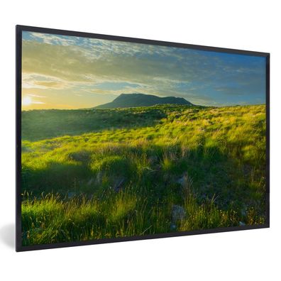 Poster - 90x60 cm - Hügellandschaft in Irland