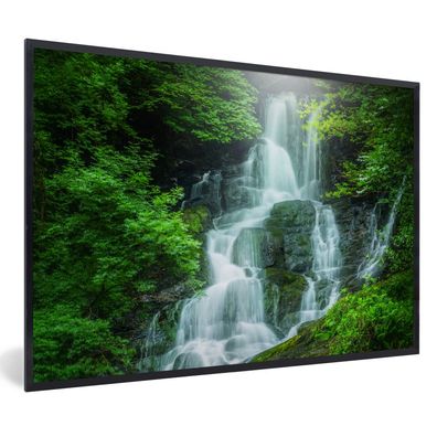 Poster - 90x60 cm - Wasserfall in Irland