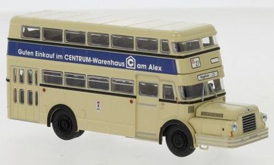 Brekina 61203 IFA Do 56 Bus, BVG - Centrum Warenhaus, 1960 Auto Modell 1:87 (H0)