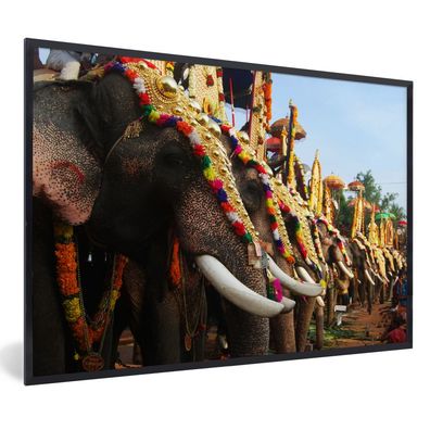 Poster - 90x60 cm - Elefantenparade