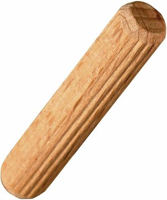Holzdübel, Riffeldübel, Holz Dübel, Holzstifte Durchmesser 8mm Länge 40 mm