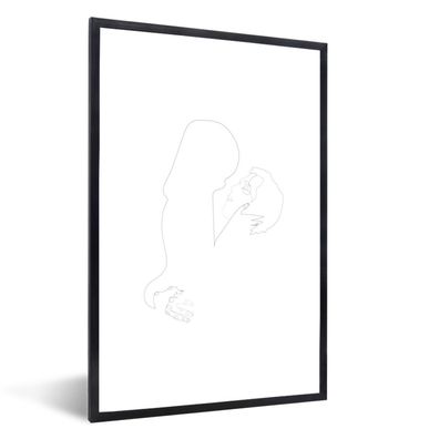 Poster - 80x120 cm - Beziehung - Liebe - Abstrakt