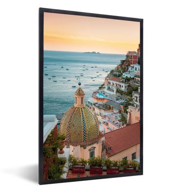 Poster - 80x120 cm - Italien - Positano - Meer