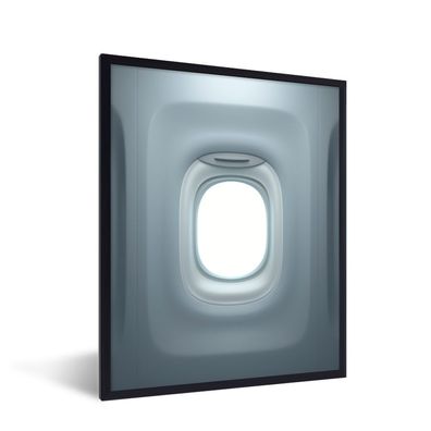 Poster - 60x80 cm - Flugzeugfenster