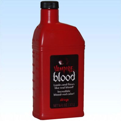 1 Flasche Vampirblut 470ml Kunstblut Theaterblut Flaschen Horror Blut Theaterblut