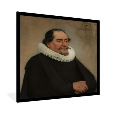 Poster - 60x80 cm - Porträt von Abraham de Potter, Seidenhändler in Amsterdam -