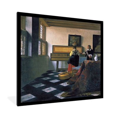 Poster - 30x40 cm - Die Musikstunde - Johannes Vermeer
