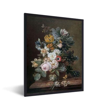 Poster - 30x40 cm - Stilleben mit Blumen - Gemälde von Eelke Jelles Eelkema