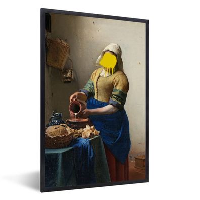 Poster - 80x120 cm - Milchmädchen - Johannes Vermeer - Gemälde