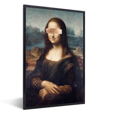 Poster - 60x90 cm - Mona Lisa - Leonardo da Vinci - Bronze