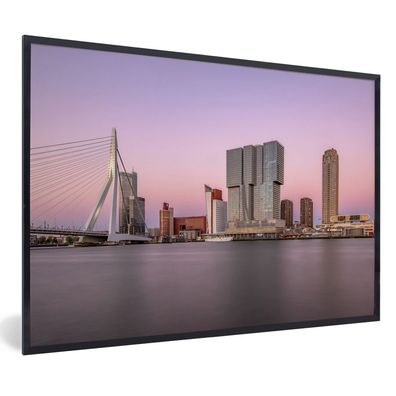 Poster - 60x40 cm - Rotterdam - Erasmus - Brücke