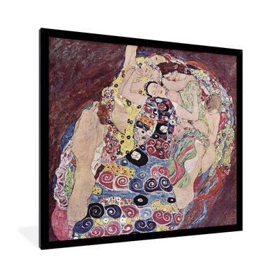 Poster - 40x40 cm - Die Jungfrau - Gustav Klimt