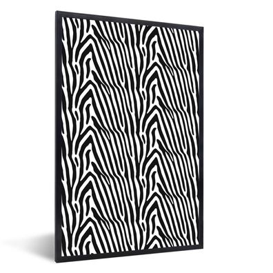 Poster - 20x30 cm - Druck - Safari - Zebra