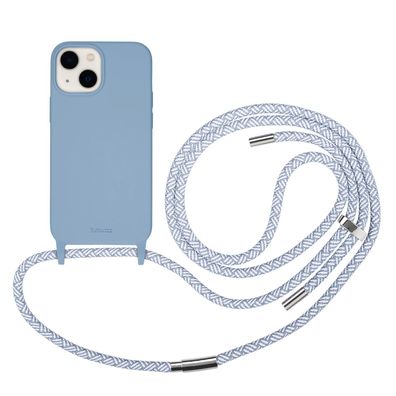 Artwizz HangOn Case Silicone für iPhone 13 mini - nordicblue