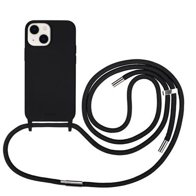 Artwizz HangOn Case Silicone für iPhone 13 mini - Schwarz