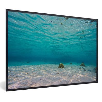Poster - 60x40 cm - Das wunderschöne Meer von Glover's Reef in Belize