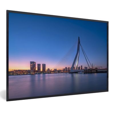 Poster - 60x40 cm - Rotterdam - Erasmus - Skyline