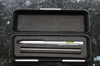 Kugelschreiber mit Wasserwaage; Dreikantlineal in OVP