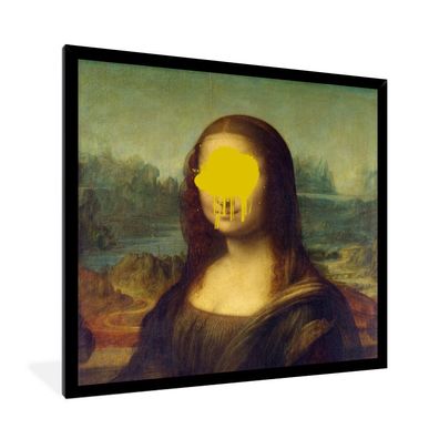 Poster - 40x40 cm - Mona Lisa - Leonardo da Vinci - Kunst