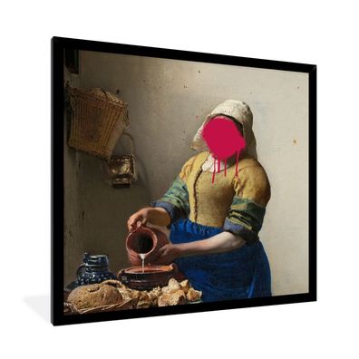 Poster - 40x40 cm - Das Milchmädchen - Vermeer - Kunst