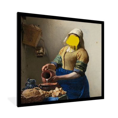 Poster - 40x40 cm - Das Milchmädchen - Vermeer - Kunst