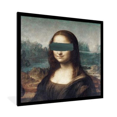 Poster - 40x40 cm - Mona Lisa - Leonardo da Vinci - Kunst