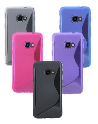 Handyhülle Samsung Galaxy X Cover 4S Silikon Hülle Schutzhülle TPU Case Cover