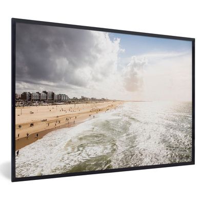 Poster - 120x80 cm - Meer - Sonne - Niederlande