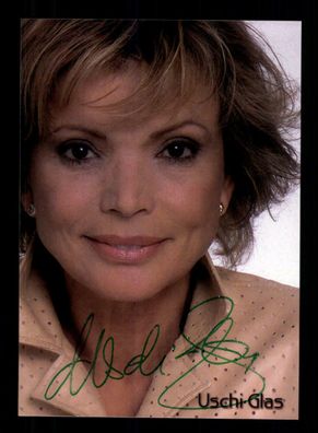 Uschi Glas Autogrammkarte Original Signiert ## BC 188902