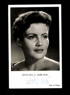 Edith Mill Autogrammkarte Original Signiert ## BC 188707