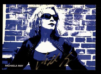 Michaela May Autogrammkarte Original Signiert ## BC 188910