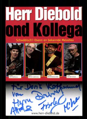 Herr Diebold Autogrammkarte Original Signiert ## BC 190299