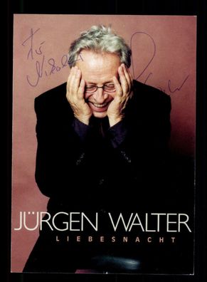 Jürgen Walter Autogrammkarte Original Signiert ## BC 189291
