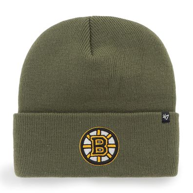 NHL Boston Bruins Wollmütze Mütze Haymaker 195000784262 Sandalwood Beanie Hat