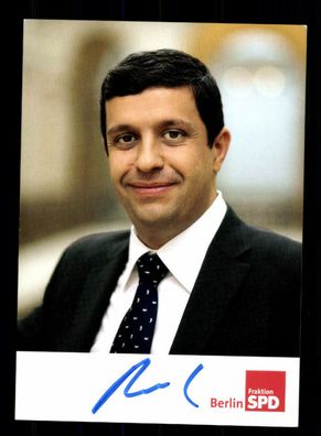 Raed Saleh Autogrammkarte Original Signiert ## BC 189578
