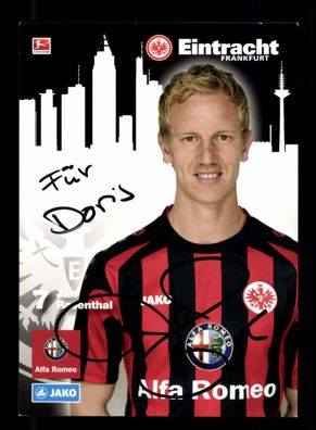 Jan Rosenthal Autogrammkarte Eintracht Frankfurt 2013-14 Original Signiert