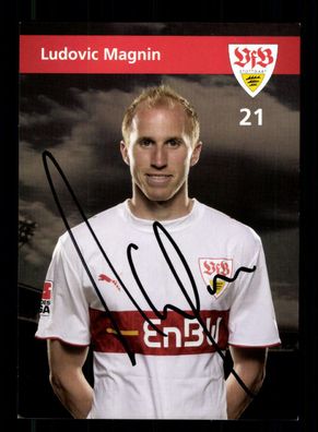Ludovic Magnin Autogrammkarte VfB Stuttgart 2006-07 Original Signiert
