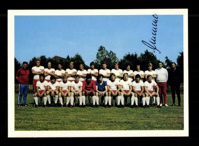 Original Mannschaftskarte Rot weiß Oberhausen 1971-72 Original Sign Willi Mumme