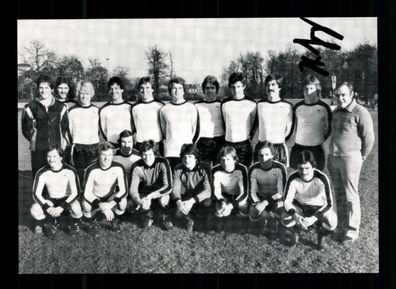 Original Mannschaftskarte 1 FC Hanau 93 1976-77 Original Signiert Hubert Genz