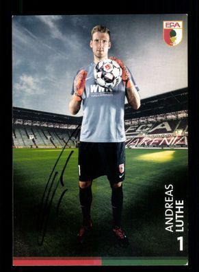 Andreas Luthe Autogrammkarte FC Augsburg 2018-19 Original Signiert