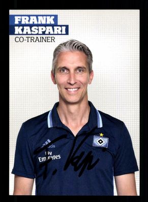 Frank Kaspari Autogrammkarte Hamburger SV 2017-18 Original Signiert
