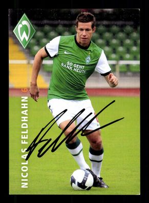 Nicolas Feldhahn Autogrammkarte Werder Bremen 2009-10 Amateure Original Signiert
