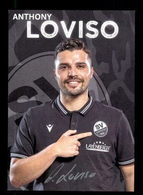 Anthony Loviso Autogrammkarte SV Sandhausen 2021-22 Original Signiert