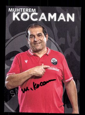 Muhterem Kocaman Autogrammkarte SV Sandhausen 2021-22 Original Signiert