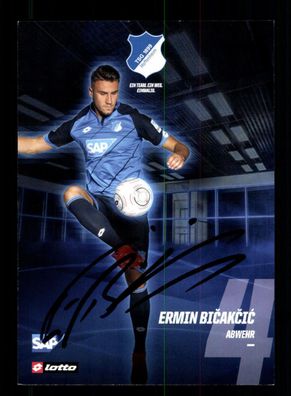 Ermin Bicakcic Autogrammkarte TSG Hoffenheim 2016-17 Original Signiert
