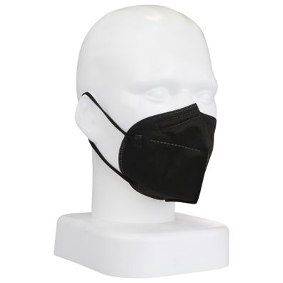 FFP2 Maske Schwarz Mundschutz einzeln verpackt 25 Stück