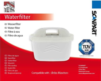 ScanPart Wasserfilter FilterKartusche kompatibel mit Brita Maxtra Plus Maxtra+
